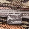 Borsa Dior  Lady Dior in pitone marrone e beige - Detail D2 thumbnail