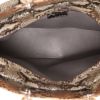 Dior  Lady Dior handbag  in brown and beige python - Detail D3 thumbnail