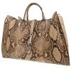 Bolso Cabás Gucci  Jackie en piel de pitón beige - 00pp thumbnail