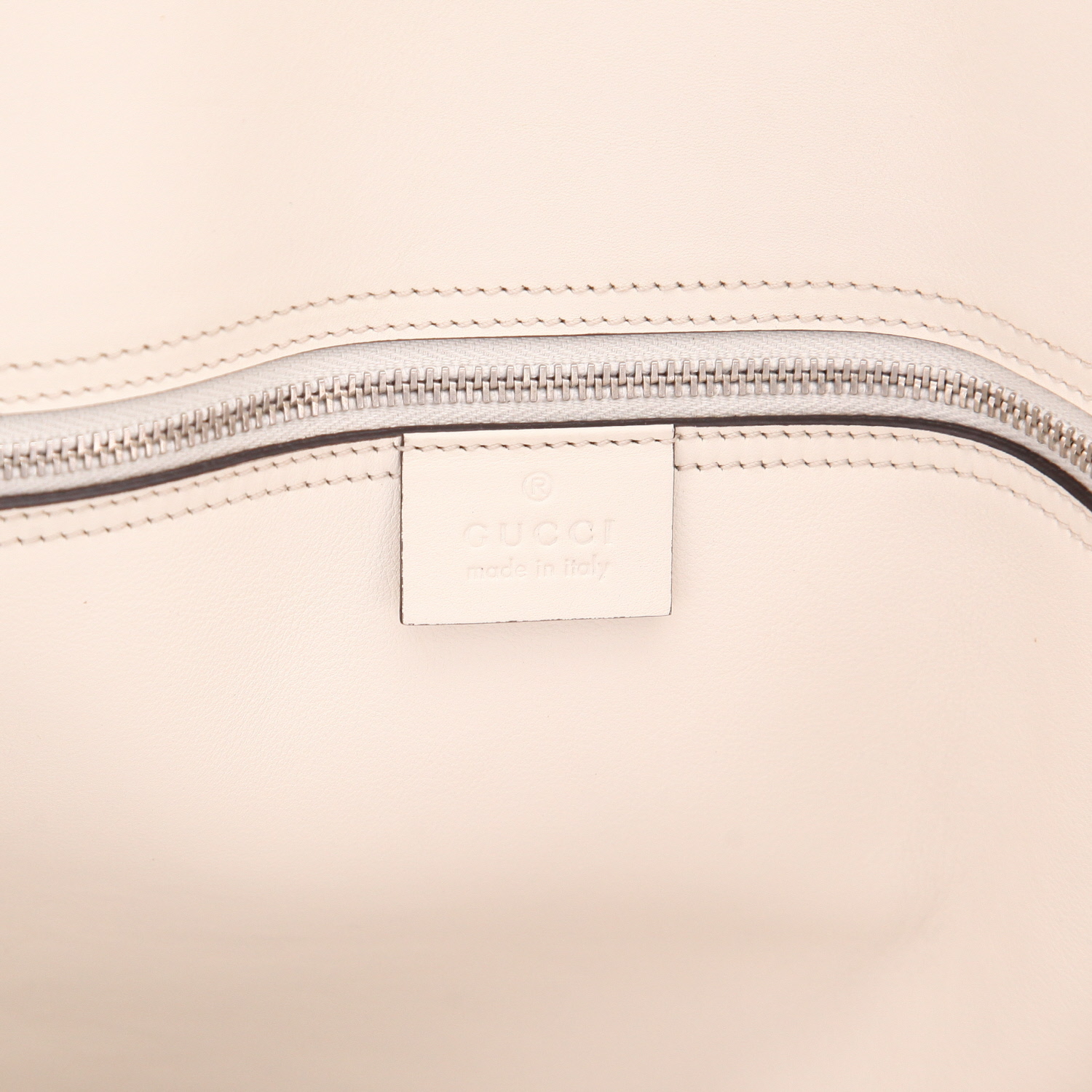 Gucci Jackie shopping bag in beige python - Detail D2