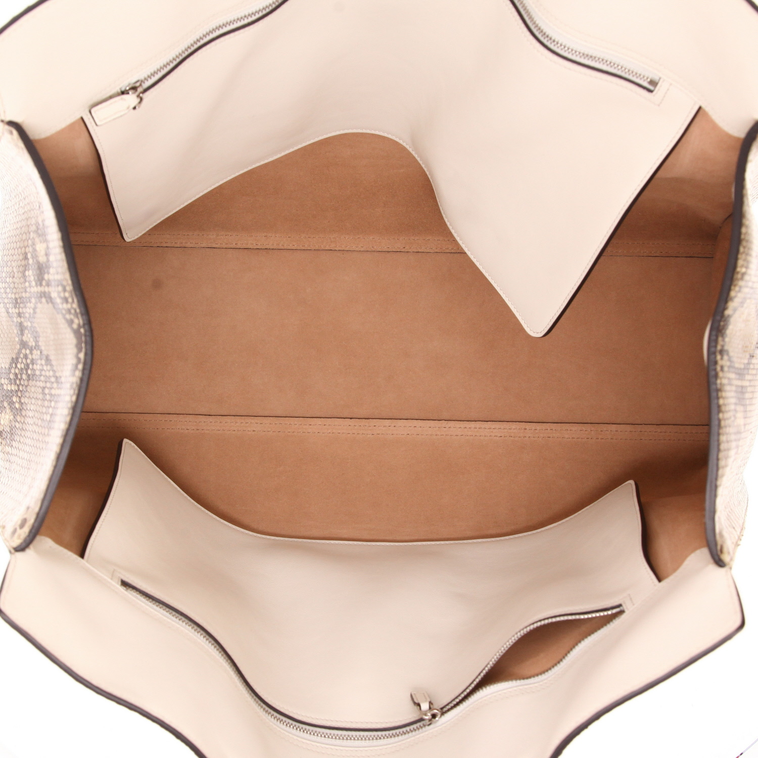 Gucci Jackie shopping bag in beige python - Detail D3