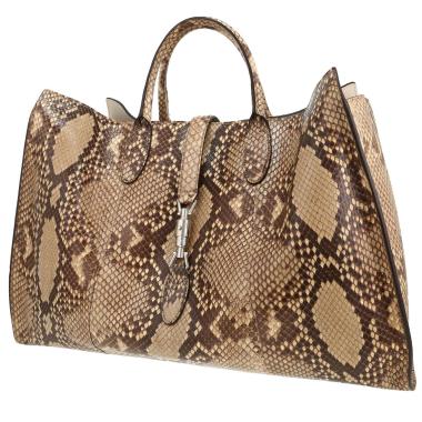 Sac cabas Gucci  Jackie en python beige
