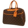 Louis Vuitton  Deauville handbag  in brown monogram canvas  and natural leather - 00pp thumbnail