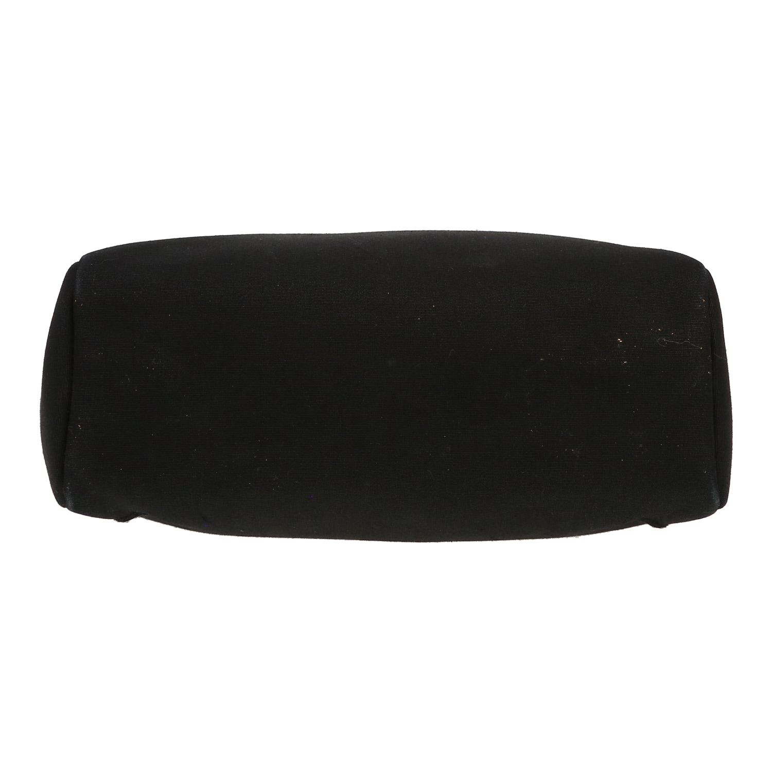 Bolso de mano Hermès  Herbag en lona negra y cuero negro - Detail D1