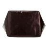 Bolso de mano Louis Vuitton  Bellevue modelo pequeño  en charol Monogram color burdeos y cuero natural - Detail D1 thumbnail