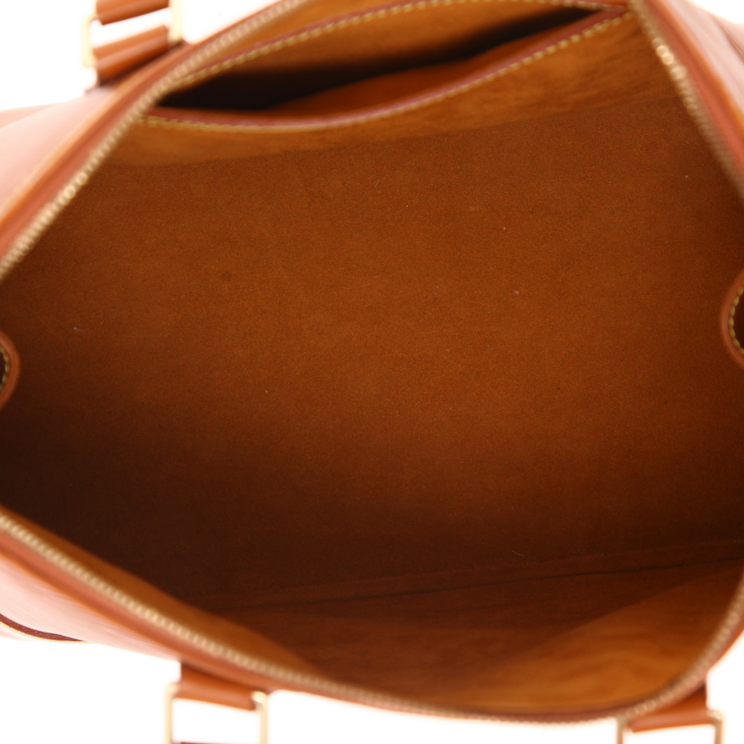 Louis Vuitton  Alma handbag  in brown epi leather - Detail D3