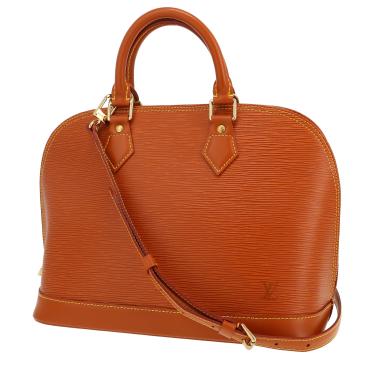 Louis Vuitton  Alma handbag  in brown epi leather