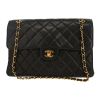 Chanel  Timeless Double Flap handbag  in black quilted leather - Detail D4 thumbnail