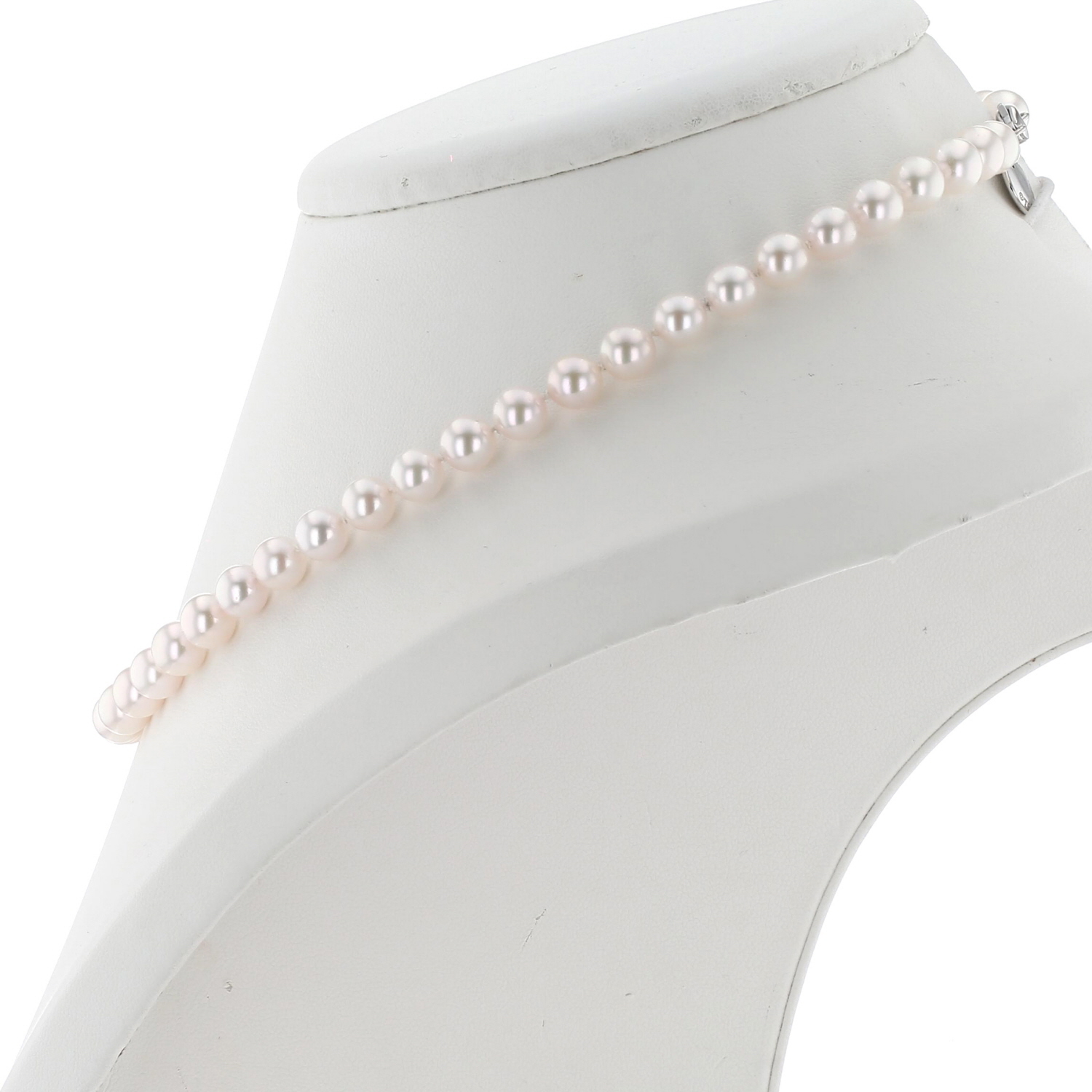 Collana Tiffany & Co  in oro bianco e perle coltivate - Detail D3