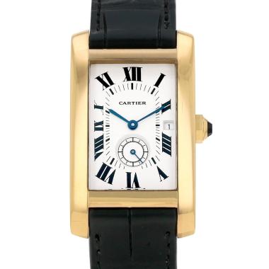 Reloj Cartier Tank Américaine de oro amarillo Ref: Cartier - 8012905  Circa 1990