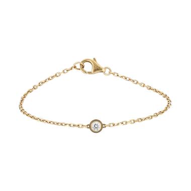 Bracelet Cartier Cartier d'Amour petit modèle en or jaune et diamant