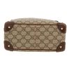 Gucci   shoulder bag  in beige "sûpreme GG" canvas  and brown leather - Detail D1 thumbnail