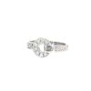 Twisted Bulgari Bulgari Bulgari ring in white gold and diamonds - 360 thumbnail