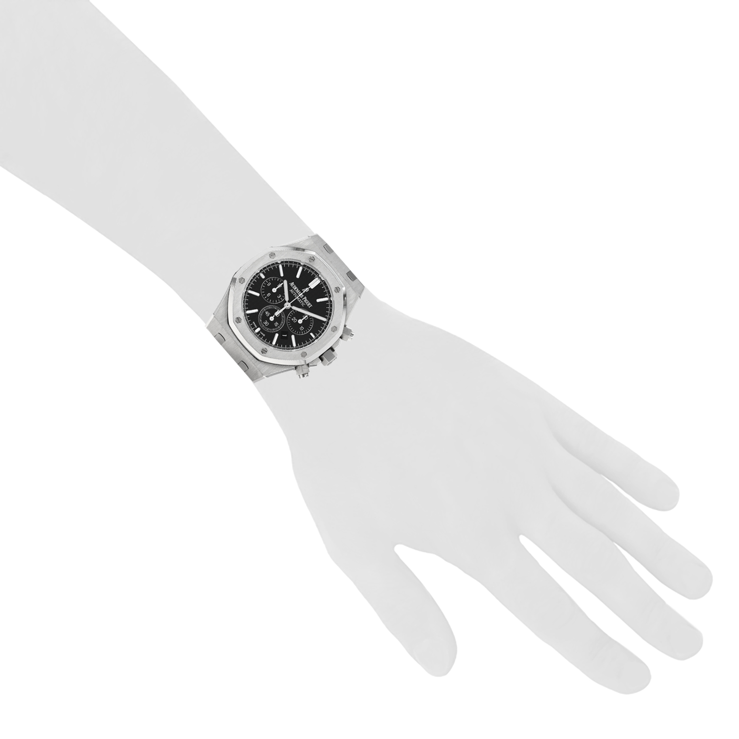 Audemars Piguet Royal Oak Chrono watch in steel, Ref: Audemars Piguet - 26320ST, circa 2014 - Detail D1