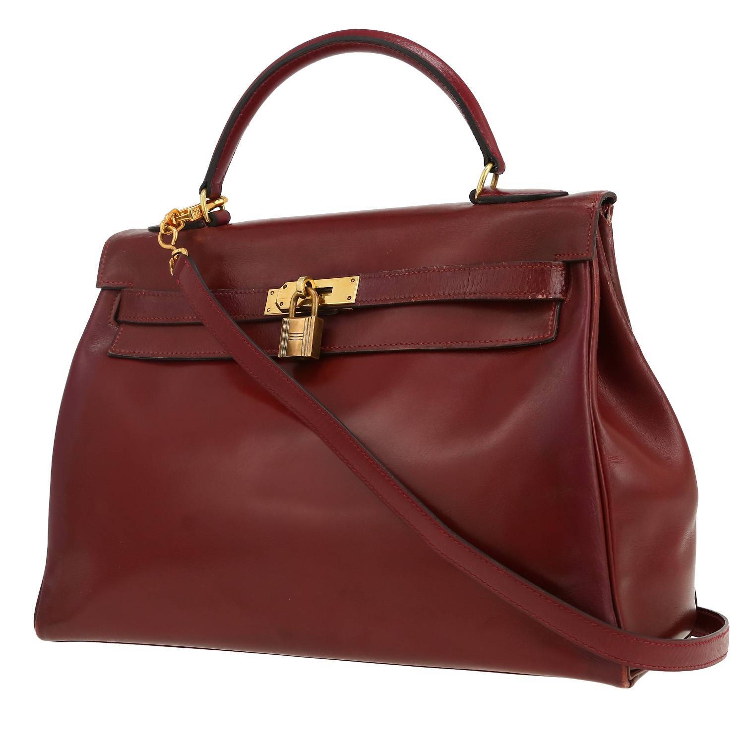 Sac à Main Lancôme Paris Bordeaux Cooper - Occasion - Marque De Luxe