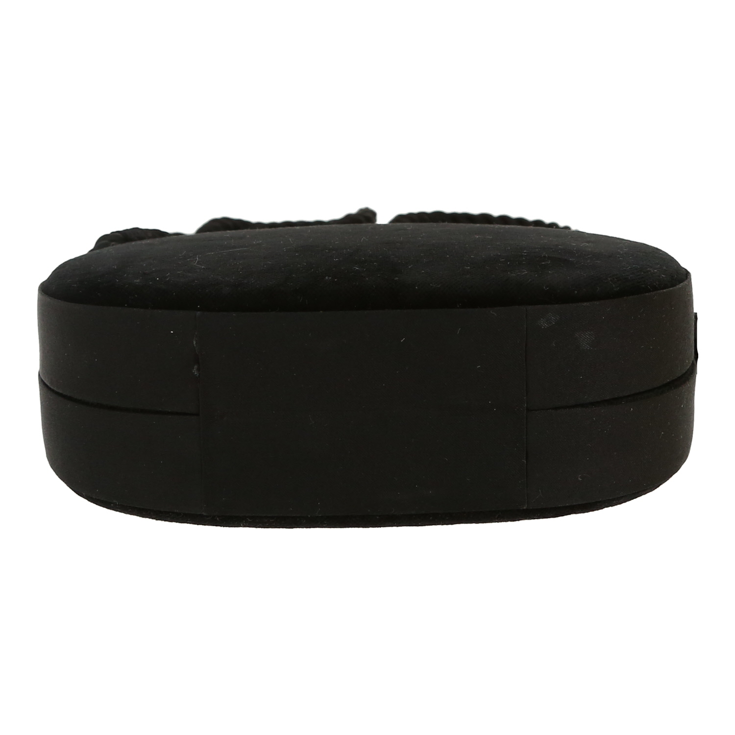 Sac bandoulière Celine en velours noir - Detail D1
