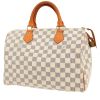 Borsa Louis Vuitton  Speedy 30 in tela a scacchi azzurro e pelle naturale - 00pp thumbnail