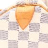 Borsa Louis Vuitton  Speedy 30 in tela a scacchi azzurro e pelle naturale - Detail D2 thumbnail