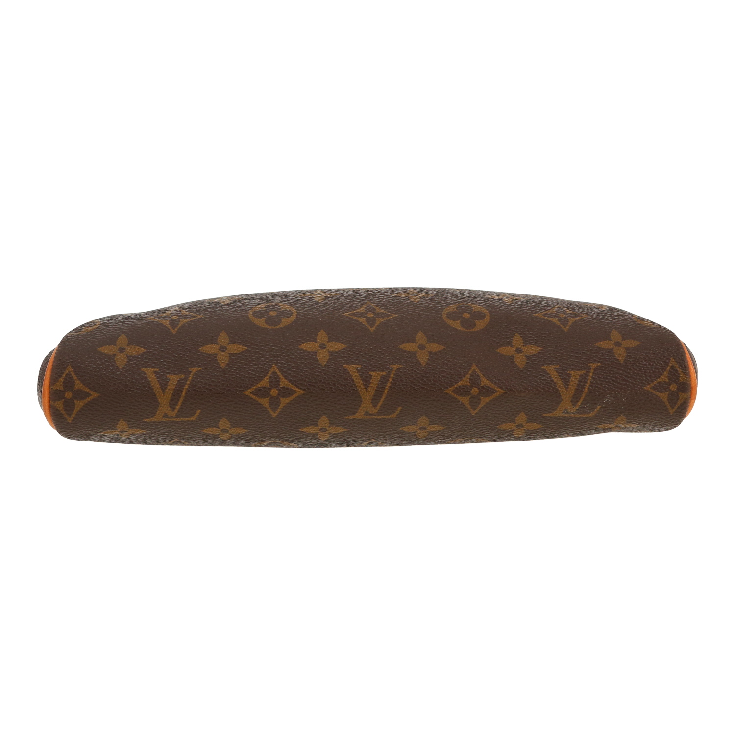 Louis Vuitton  Eva handbag/clutch  in brown monogram canvas  and natural leather - Detail D1