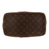 Borsa Louis Vuitton  Palermo in tela monogram marrone e pelle naturale - Detail D1 thumbnail