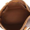 Borsa Louis Vuitton  Palermo in tela monogram marrone e pelle naturale - Detail D3 thumbnail