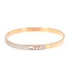 Bracciale Messika Move Noa in oro rosa e diamanti - 360 thumbnail