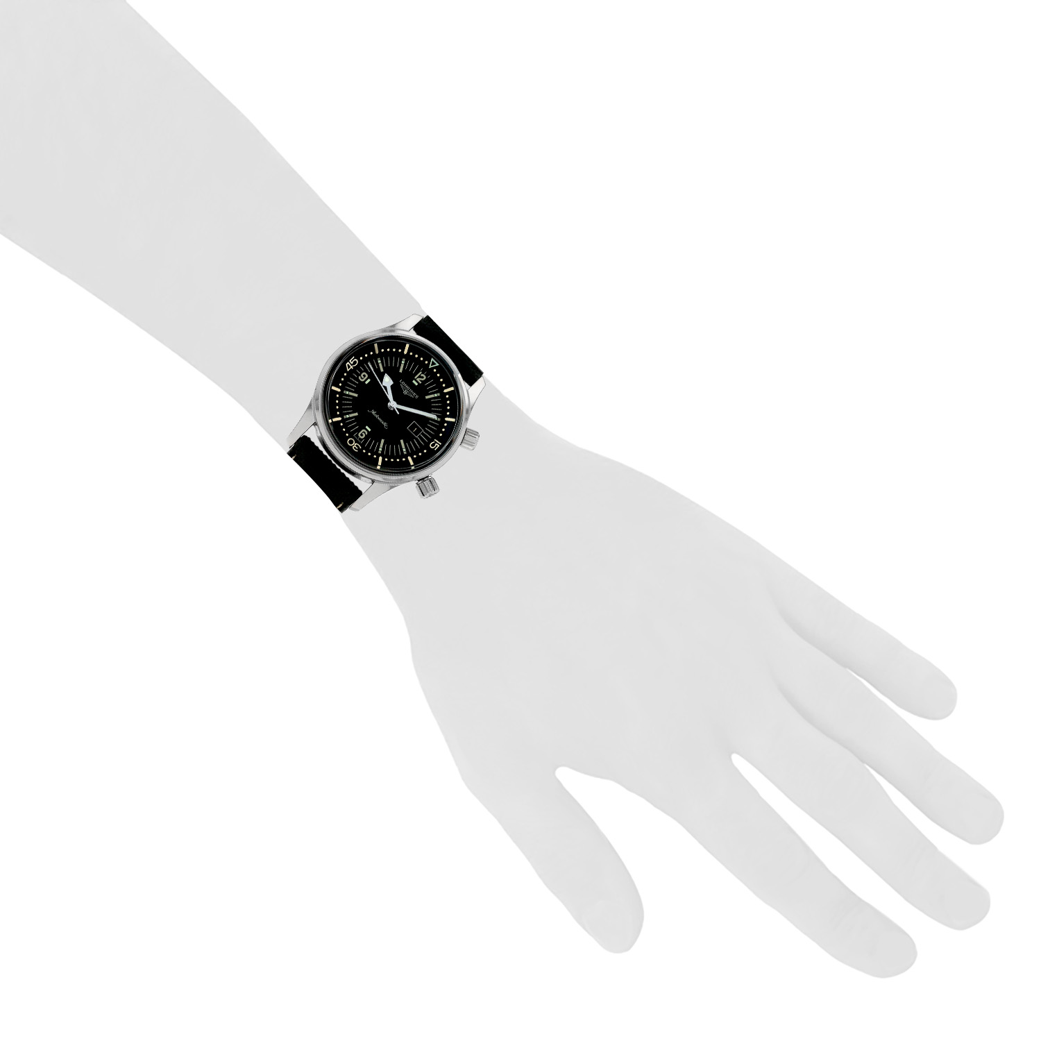 Reloj Longines Legend Diver de acero Ref: Longines - L3.674.4  Circa 2020 - Detail D1