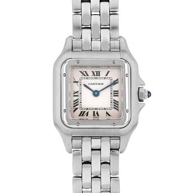 Orologio Cartier Panthère modello piccolo  in acciaio Ref: Cartier - 1320  Circa 1990