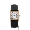 Montre Cartier Tank Solo en or rose et acier Ref: Cartier - 3168  Vers 2019 - 360 thumbnail