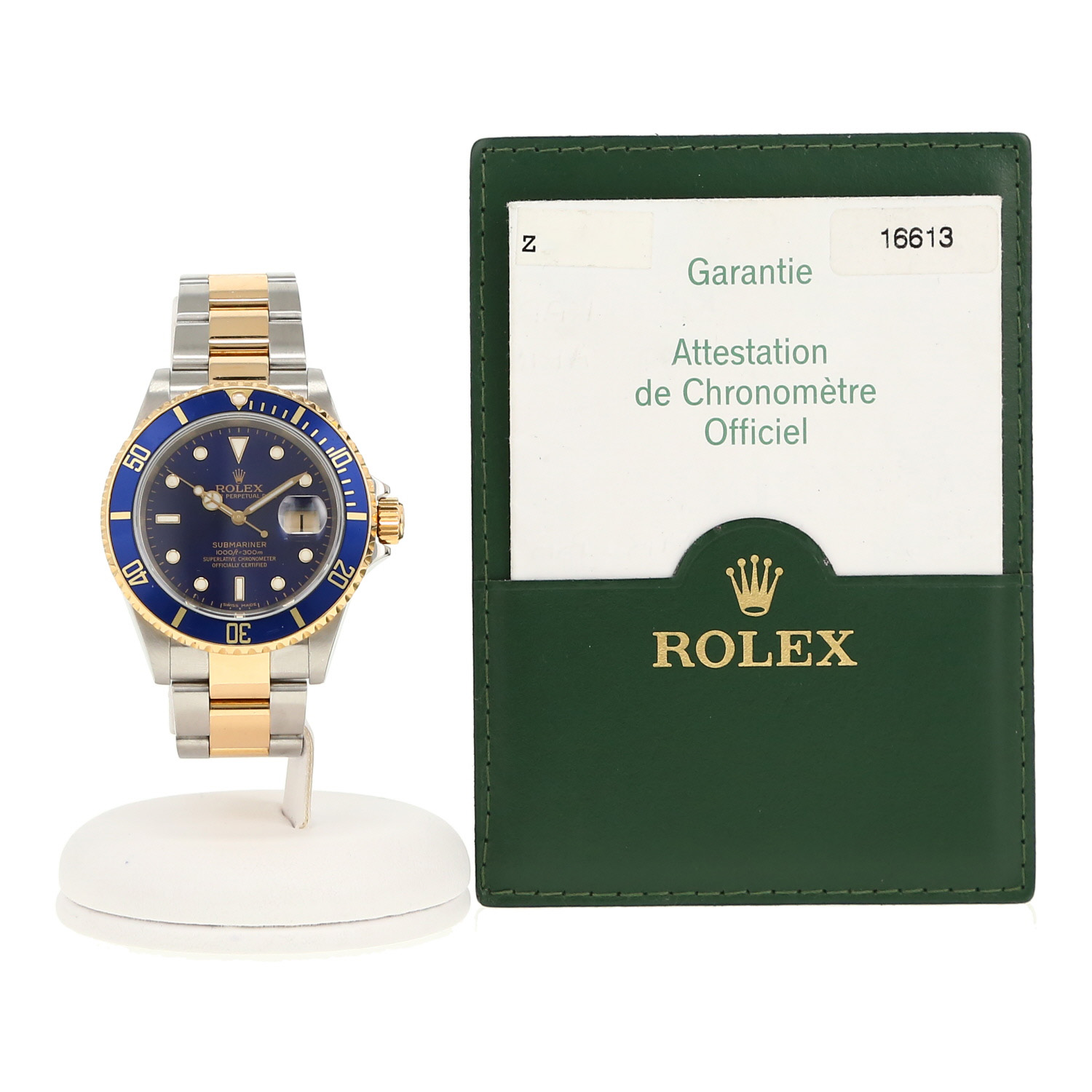 Reloj Rolex Submariner Date de oro y acero Ref: Rolex - 16613  Circa 2006 - Detail D2