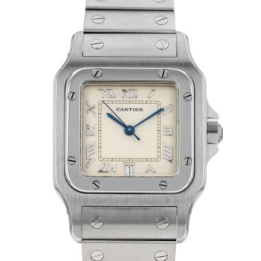 Orologio Cartier Santos Galbée in acciaio Ref: Cartier - 1564  Circa 1990