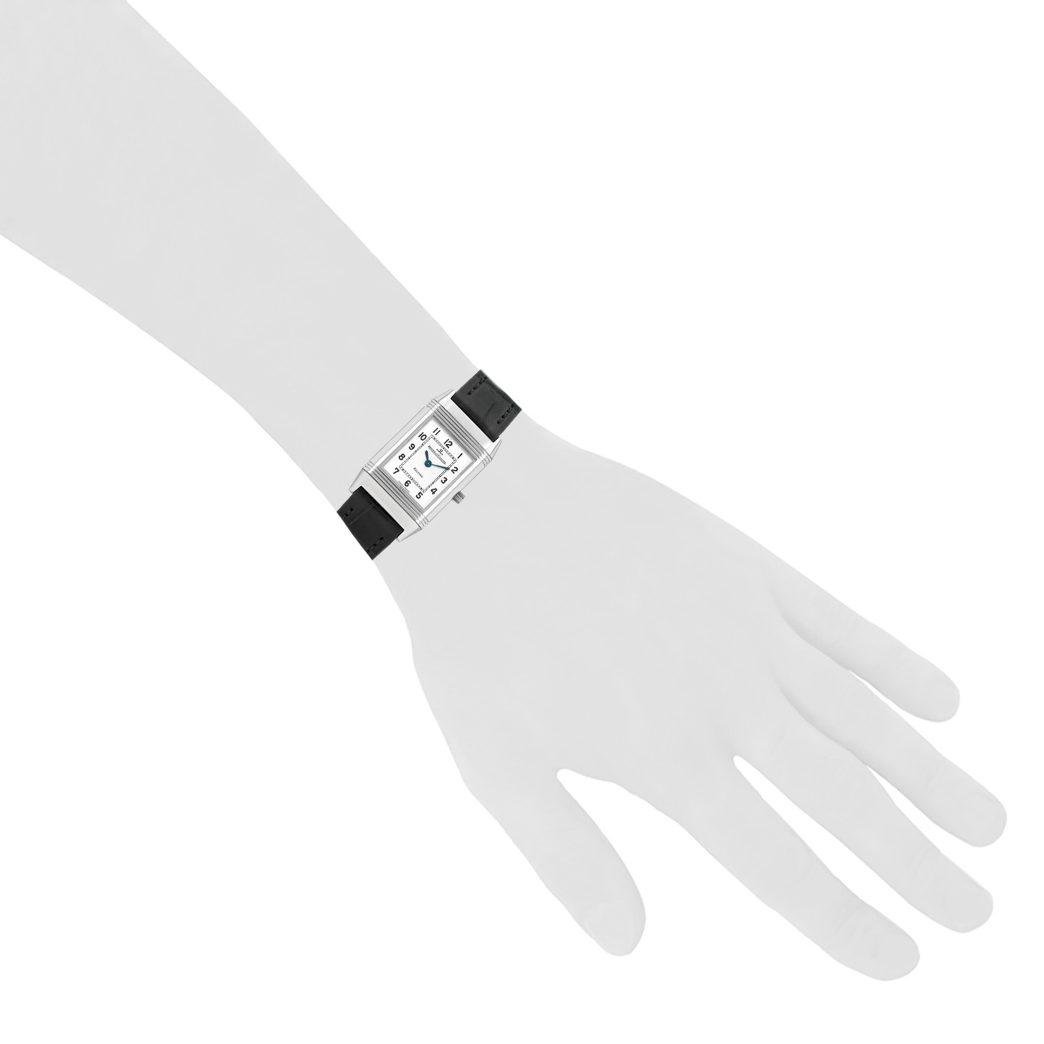 Montre Jaeger-LeCoultre Reverso Lady en acier Ref: Jaeger-LeCoultre - 260.8.08  Vers 2000 - Detail D1