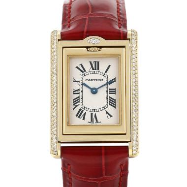 Reloj Cartier Tank Basculante de oro amarillo Ref: Cartier - 2506  Circa 1990