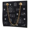 Borsa Chanel  Vintage in tela nera e pelle nera - 00pp thumbnail
