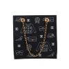 Borsa Chanel  Vintage in tela nera e pelle nera - Detail D4 thumbnail