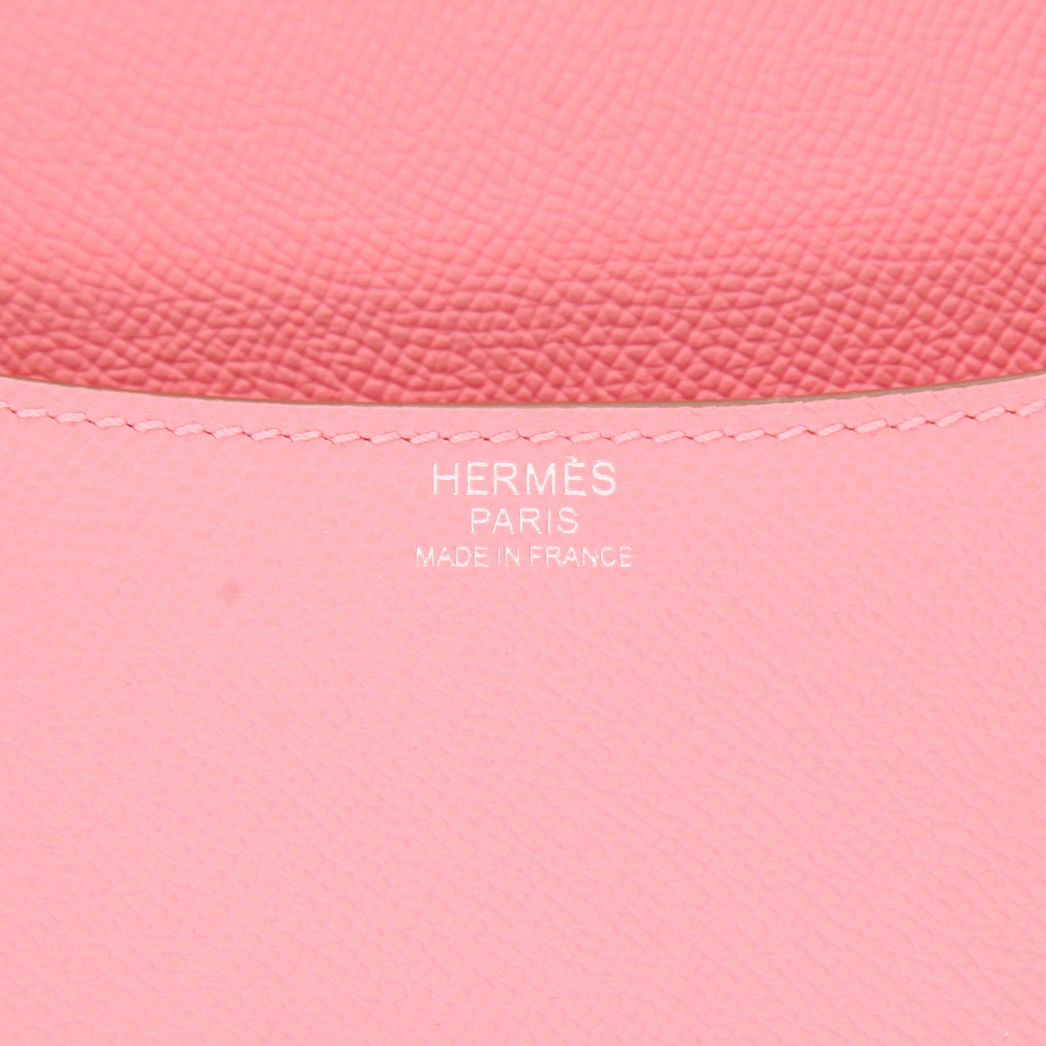Hermès  Constance handbag  in Rose Confetti epsom leather - Detail D2