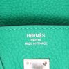 Sac à main Hermès  Birkin 25 cm en cuir Swift Vert Menthe - Detail D2 thumbnail