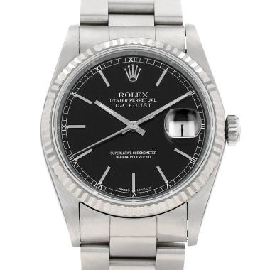 Montre Rolex Datejust en or et acier Ref: Rolex - 16234  Vers 1990