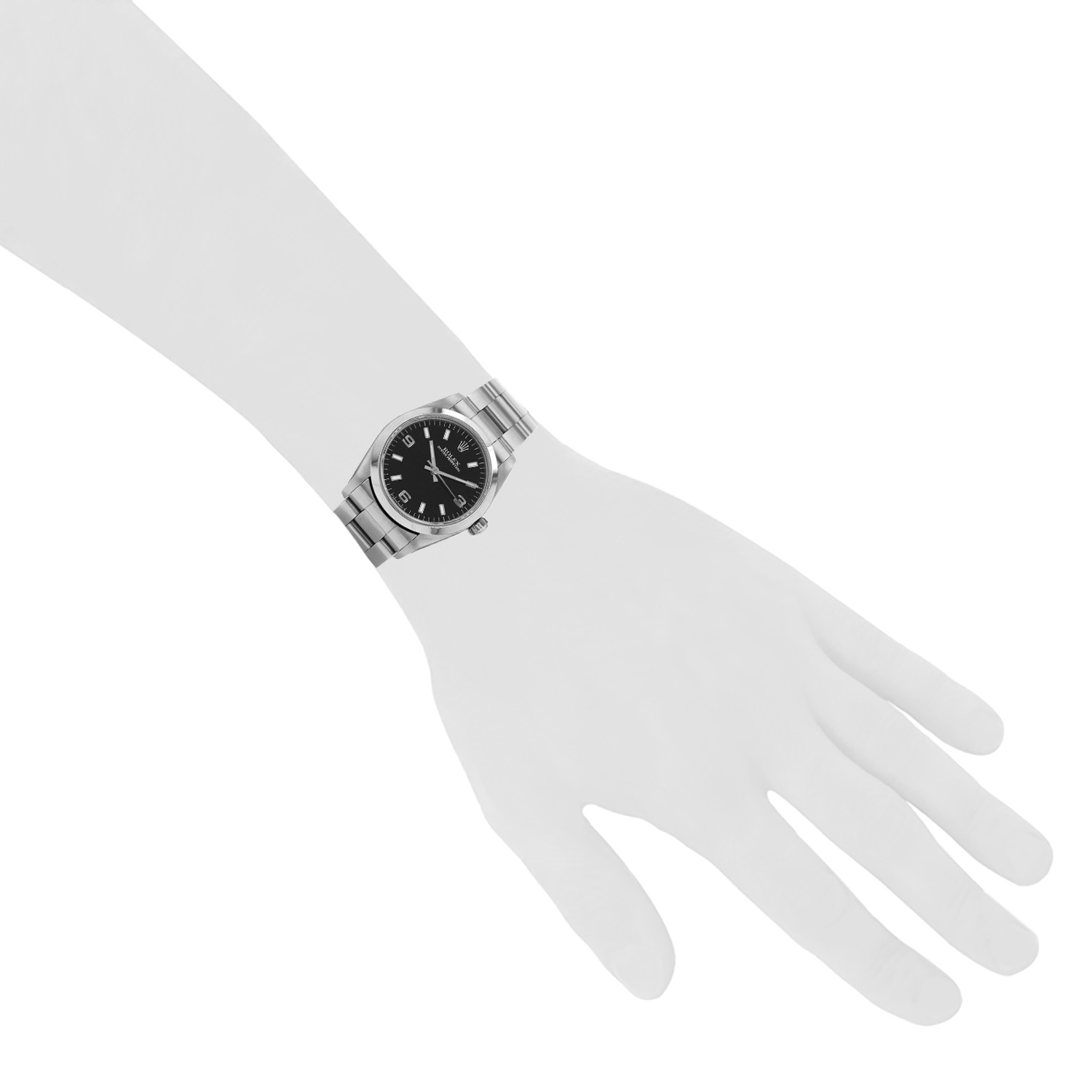 Orologio Rolex Oyster Perpetual in acciaio Ref: Rolex - 67480  Circa 1998 - Detail D1