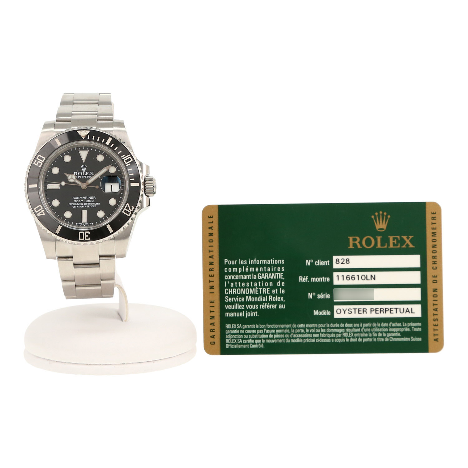 Montre Rolex Submariner Date en acier Ref: Rolex - 116610  Vers 2010 - Detail D2
