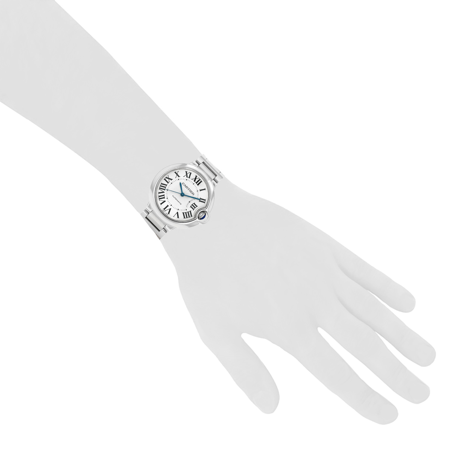 Montre Cartier Ballon Bleu De Cartier en acier Ref: Cartier - 3284  Vers 2010 - Detail D1