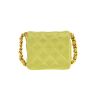 Borsa Chanel  Timeless super mini  in raso verde - Detail D4 thumbnail