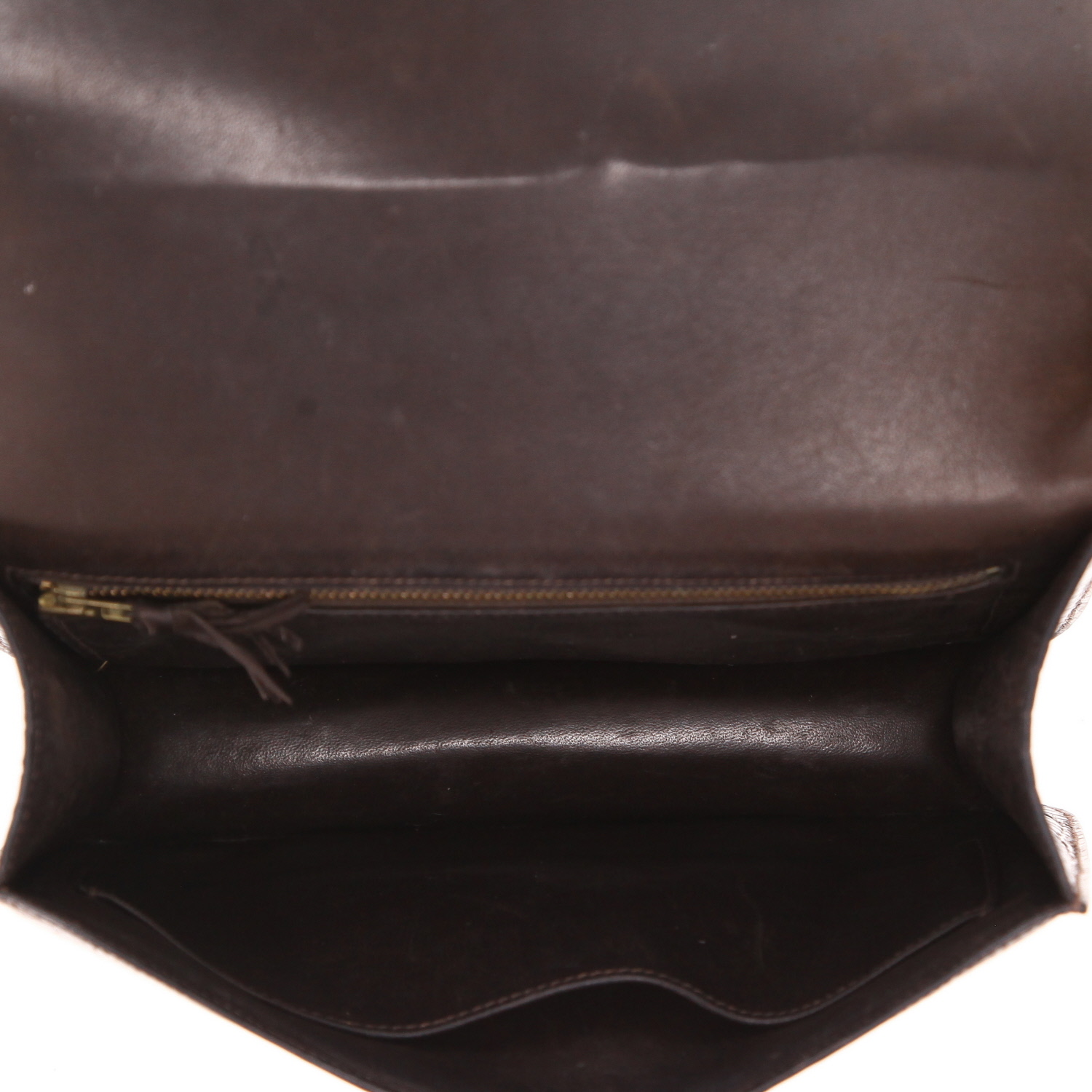 Borsa Hermès  Constance in coccodrillo marino marrone - Detail D3