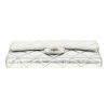 Chanel  Chanel 2.55 - Wallet wallet  in silver quilted leather - Detail D1 thumbnail