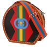 Sombrerera Gucci   en cuero marrón y multicolor - 00pp thumbnail