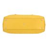 Shopping bag Bottega Veneta   in pelle intrecciata gialla - Detail D1 thumbnail
