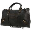 Balenciaga  City handbag  in black leather - 00pp thumbnail