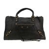 Balenciaga  City handbag  in black leather - 360 thumbnail