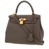 Hermès  Kelly 25 cm handbag  in grey togo leather - 00pp thumbnail