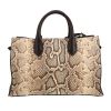 Sac à main Balenciaga   en python et cuir noir - Detail D4 thumbnail